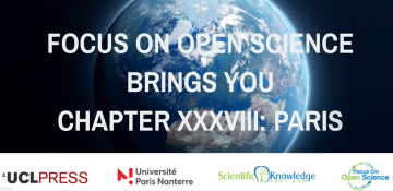 Stire 8 septembrie 2022 Focus on Open Science Paris 