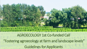 Stire lansare apel Agroecologie